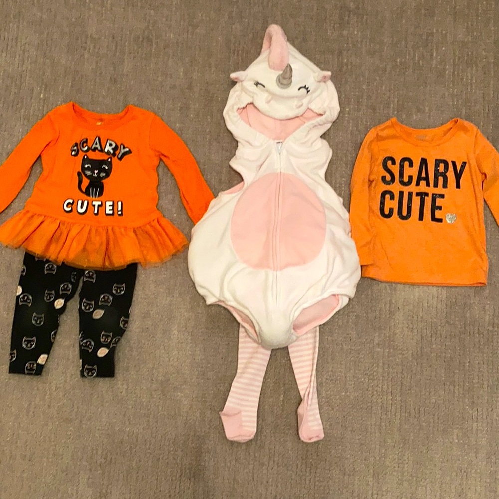 Girls 12 month Halloween costume bundle